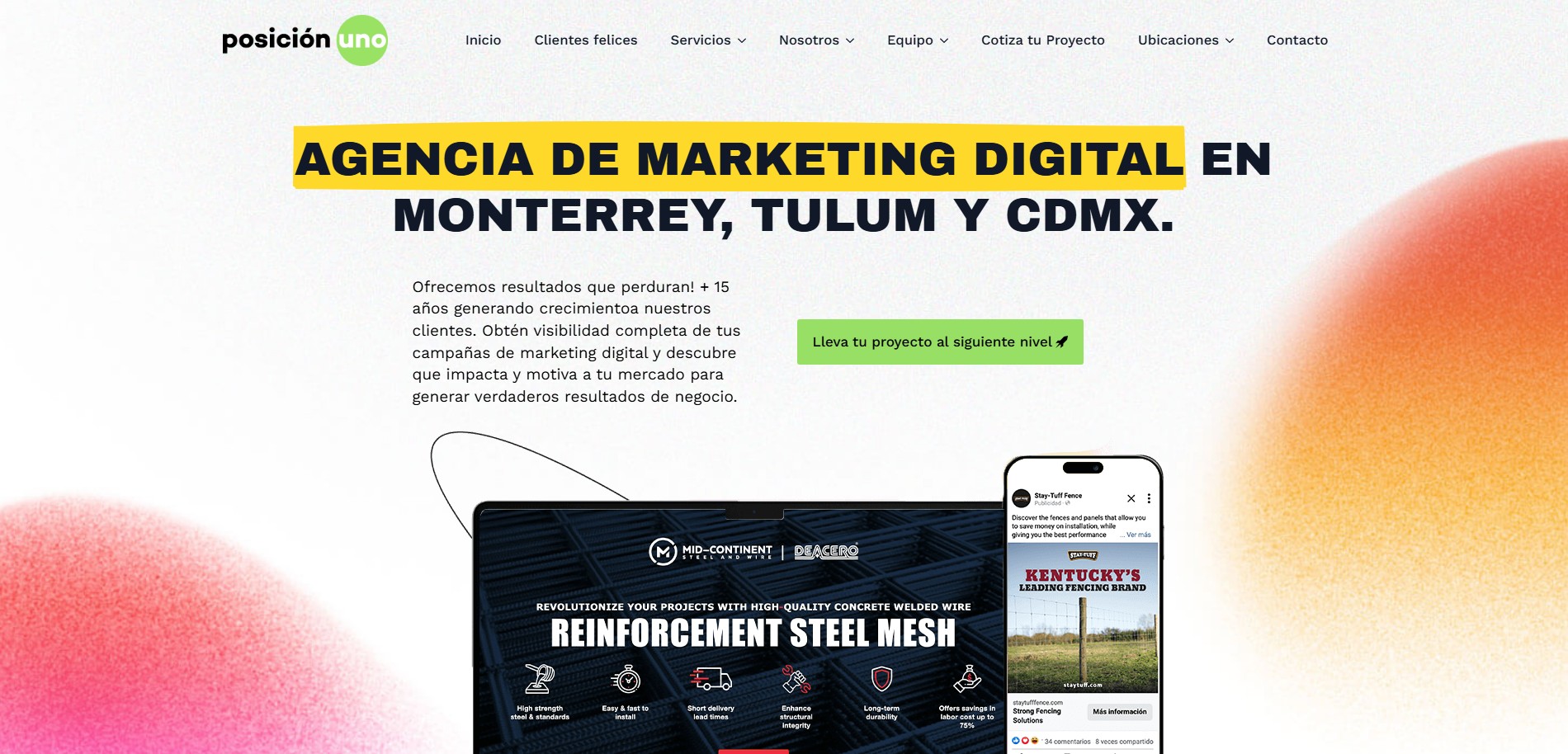 Posición Uno agencia mexico