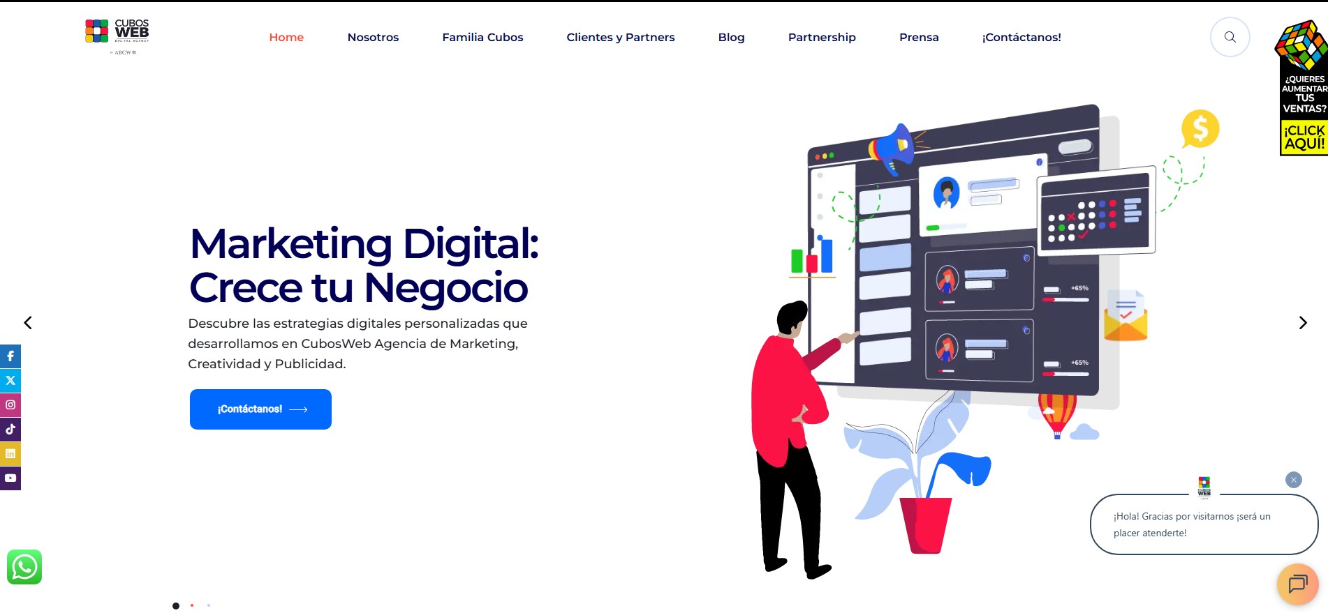 cubos web agencia de marketing mexico